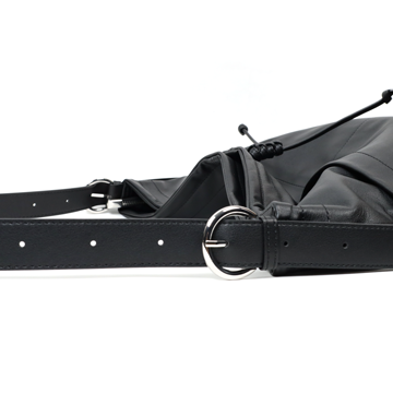 TRueSo 觸柔牛皮綁結肩包-白色7