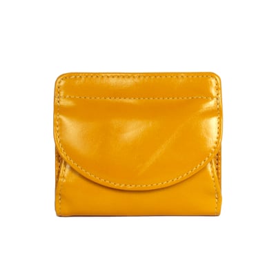 真皮方塊迷你短夾（多色）1