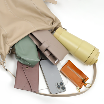 Étoffe｜伊朵芙真皮柔雲肩包-白色15