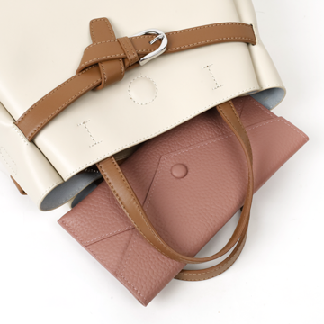 焦糖腰帶真皮提/肩包3