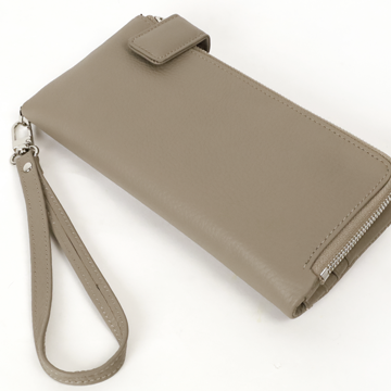 防盜拉鍊真皮長夾(多色)7