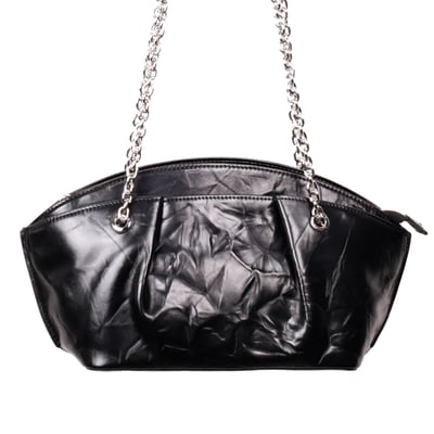 油蠟真皮褶皺側肩鍊包（多色）1