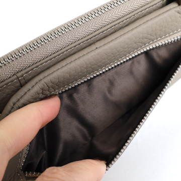 防盜拉鍊真皮長夾(多色)6
