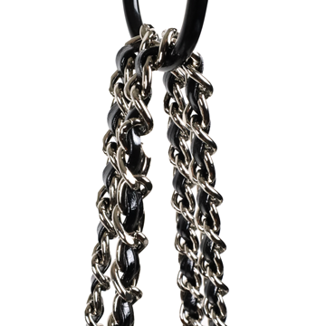 夜漫真皮抓皺收腰鍊包7