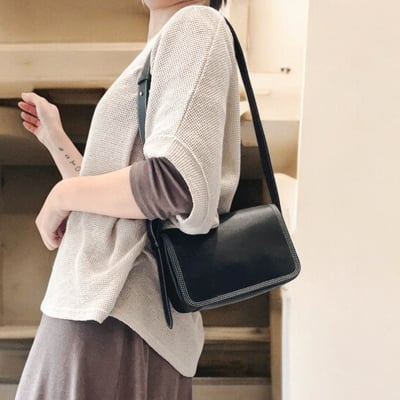 卡夫卡車邊真皮小書包1