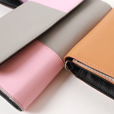 色彩札記真皮鍊夾小包（多色）11
