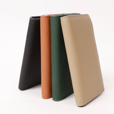 俐落真皮對開小卡包（多色）3