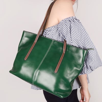 水光花園真皮托特包2