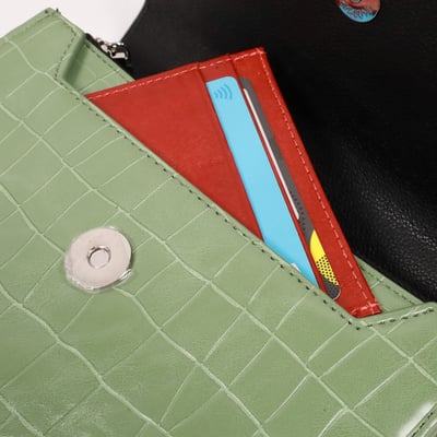 虹光系真皮鱷紋隨行包-多色19