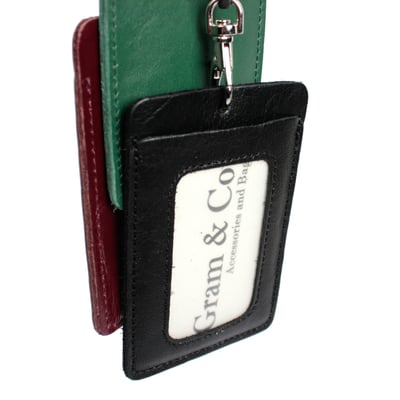 油蠟繽紛真皮識別證(多色)5