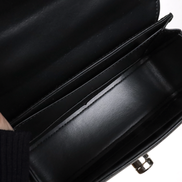 建築廓型提/肩真皮小廢包5