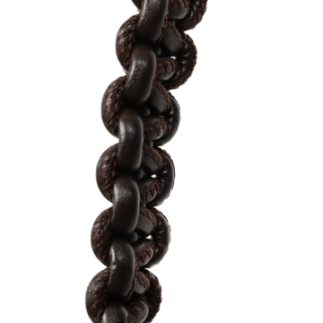 TRueSo 觸柔牛皮結理托特兩用包-咖色5