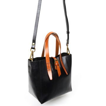 日行旅真皮撞色提/肩包6