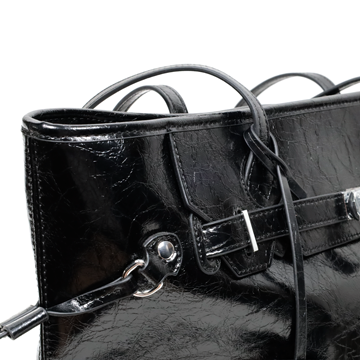 Voyage Lock 油蠟牛皮鎖釦托特包5