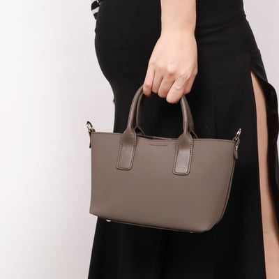 真皮複材雅致肩/提包(雙色)6