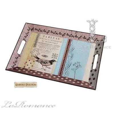 ★寶藏清倉★【Creative Home】Cottage Chic 法式田園系列小鳥托盤1
