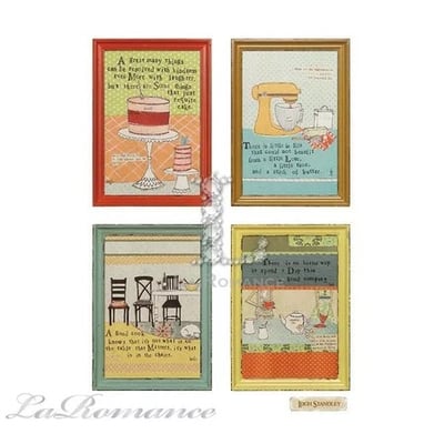 ★寶藏清倉★【Creative Home】Heart & Home 心戀家居系列美麗人生木製壁畫1