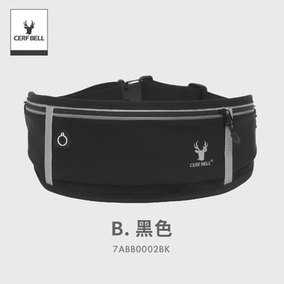 量子系列反光多功能防潑水運動腰包 ♡2色可選♡3