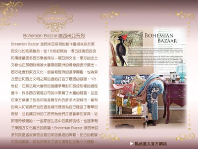 【Creative Home】Bohemian Bazzar 波西米亞系列花鳥抱枕 (共兩款，買一送一)3