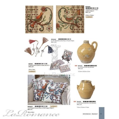 【Creative Home】Bohemian Bazzar 波西米亞系列花鳥抱枕 (共兩款，買一送一)2
