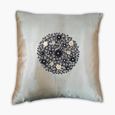 ★寶藏清倉★【愛諾斯 Enos 系列】手工縫珠抱枕 ♡絢金綠大款♡1