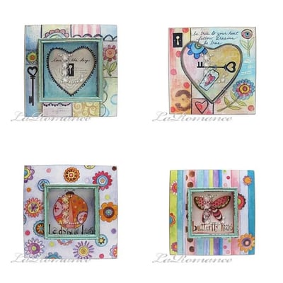 ★寶藏清倉★【花言童語系列】小瓢蟲木板畫飾1