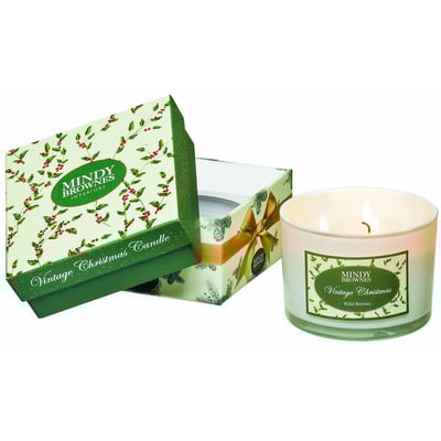 【英國 Mindy Brownes】歡樂聖誕限量香氛蠟燭 - Vintage Christmas Candle1