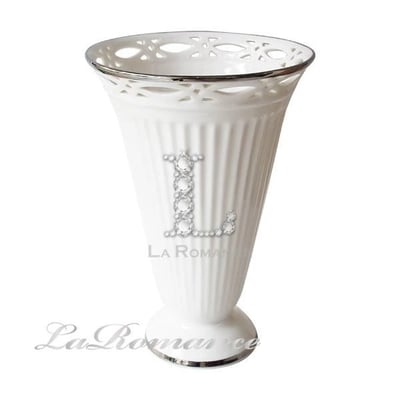 ★寶藏清倉★【帝凡內系列】銀色月光花器 – 小1