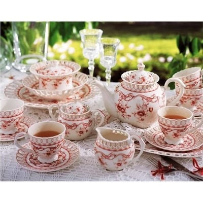 ★寶藏清倉★【帝凡內系列】夏日迷夢8吋湯盤2