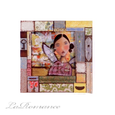 【Creative Home】Heart & Home 心戀家居系列松木少女壁飾2