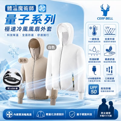 量子系列 ICE Turbo 極速冷風風扇外套 ♡2色可選♡1