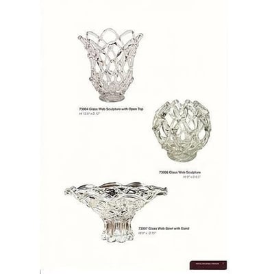 ★寶藏清倉★【Mindy Brownes】編織風玻璃縮口果盤3