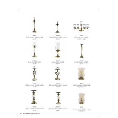 ★寶藏清倉★【Mindy Brownes】拉丁燭台 SDI0224