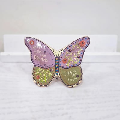 ★寶藏清倉★紅土桌飾 ♡蝴蝶♡1