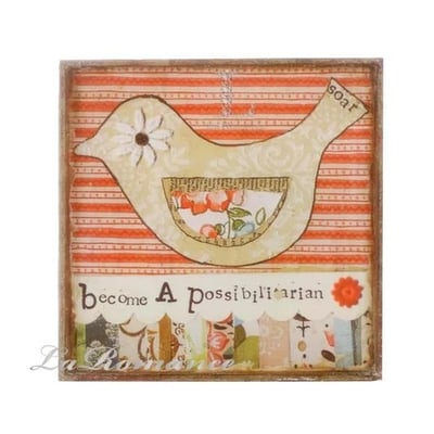 ★寶藏清倉★【Heart & Home】Kelly Rae Roberts 心戀家居系列鐵皮托盤 – 大1