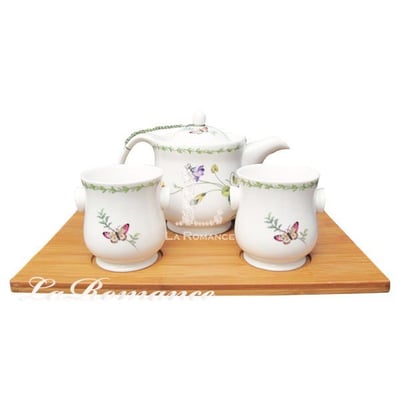 【芮洛蔓 La Romance】帝凡內系列悅情雙人茶具組2