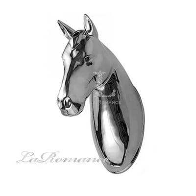 ★寶藏清倉★【Fairy】經典陶瓷鍍銀馬頭1