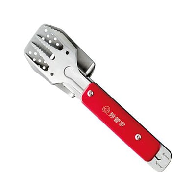 ★寶藏清倉★【妙管家】多功能鋁合金烤夾 ♡紅鋁柄♡1