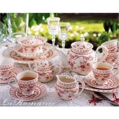 ★寶藏清倉★【帝凡內系列】夏日迷夢十五件茶具組1