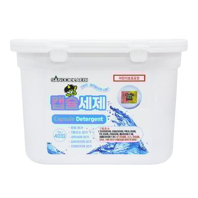 【韓國 SANDOKKAEBI 山鬼怪】三合一洗衣膠囊 40入2