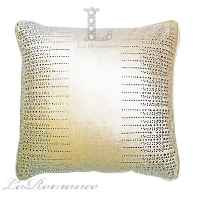 ★寶藏清倉★【奢華系列】閃耀流星水鑽抱枕套 ♡米色♡1