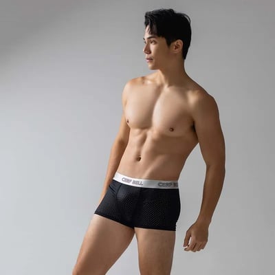 【體溫魔術師】石墨烯運動冰絲男內褲 ♡3色可選♡8