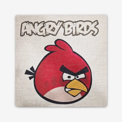 ★寶藏清倉★【COCORO 兒童抱枕】Angry Bird 憤怒鳥抱枕套1