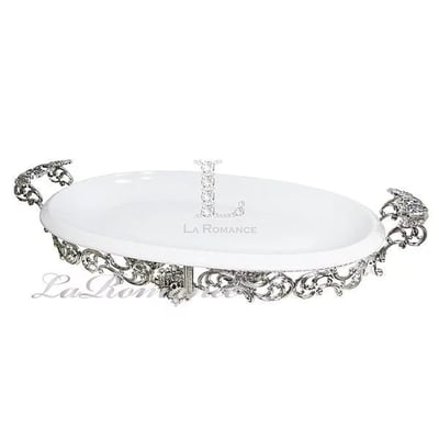 ★寶藏清倉★【芮洛蔓 La Romance】古典橢圓托盤1