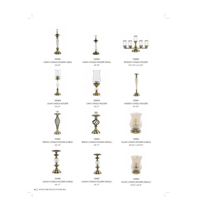 ★寶藏清倉★【Mindy Brownes】拉丁燭台 SDI0232