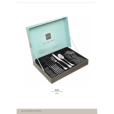 ★寶藏清倉★【Mindy Brownes】24件不鏽鋼刀叉組2