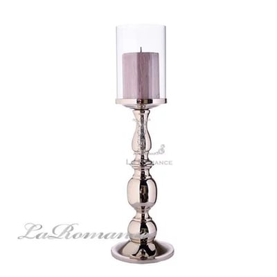 ★寶藏清倉★【Fairy】鋅合金玻璃燭台 ♡大款♡1