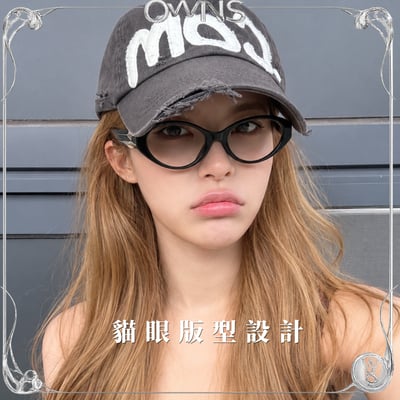 雙閃星黑框眼鏡3