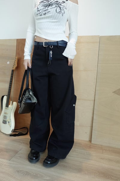 B10 加絨工裝長褲1