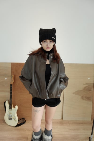 B07 花苞皮外套5